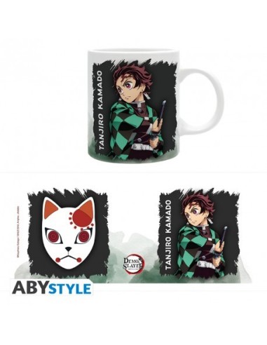 DEMON SLAYER, Kimetsu no Yaiba, Guardianes de la Noche - Taza - 320 ml - 3665361070207 Tanjiro: DEMON SLAYER, Kimetsu no Yaiba, Guardianes de la Noche - Taza - 320 ml - 3665361070207 Tanjiro: