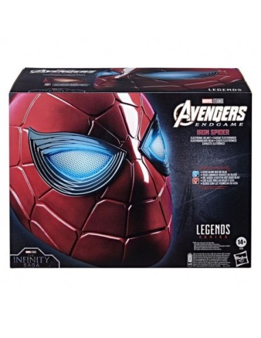 Casco Electrónico Spiderman Iron Spider Marvel Legends Casco Electrónico Spiderman Iron Spider Marvel Legends