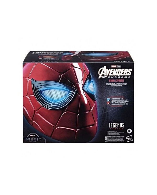 Casco Electrónico Spiderman Iron Spider Marvel Legends