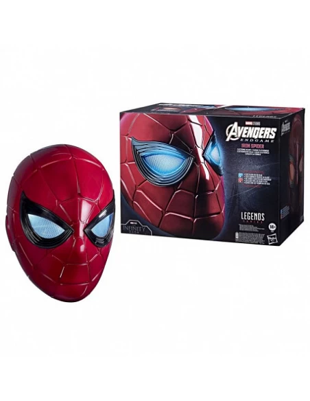 Casco Electrónico Spiderman Iron Spider Marvel Legends