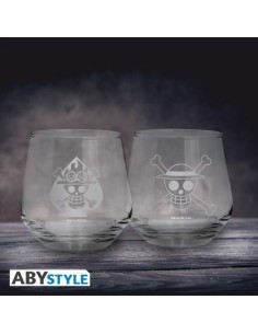 ONE PIECE - 2 Vasos Set Luffy & Ace 3665361065555