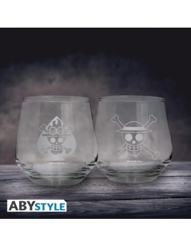 ONE PIECE - 2 Vasos Set Luffy & Ace 3665361065555 ONE PIECE - 2 Vasos Set Luffy & Ace 3665361065555