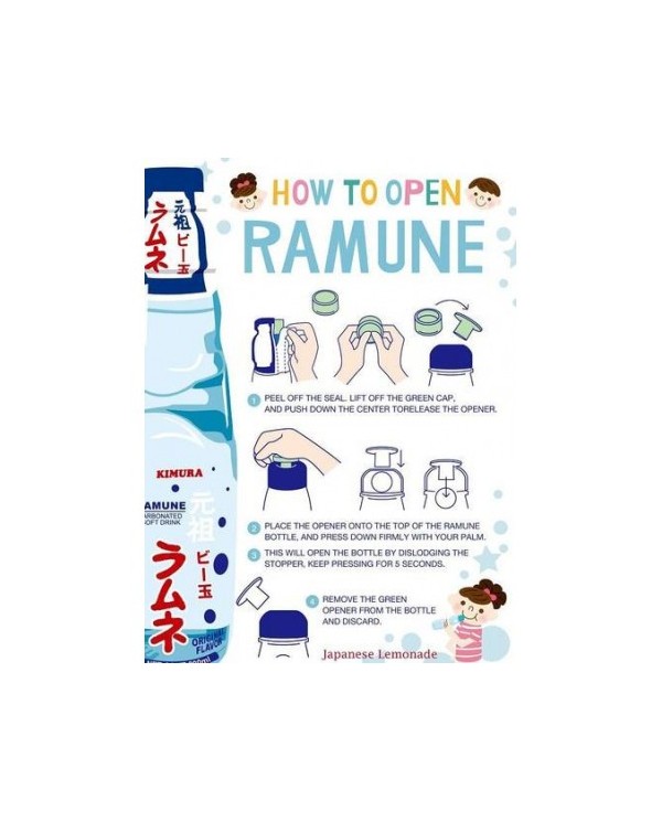 Ramune sabor Arándanos Refresco 200 ml