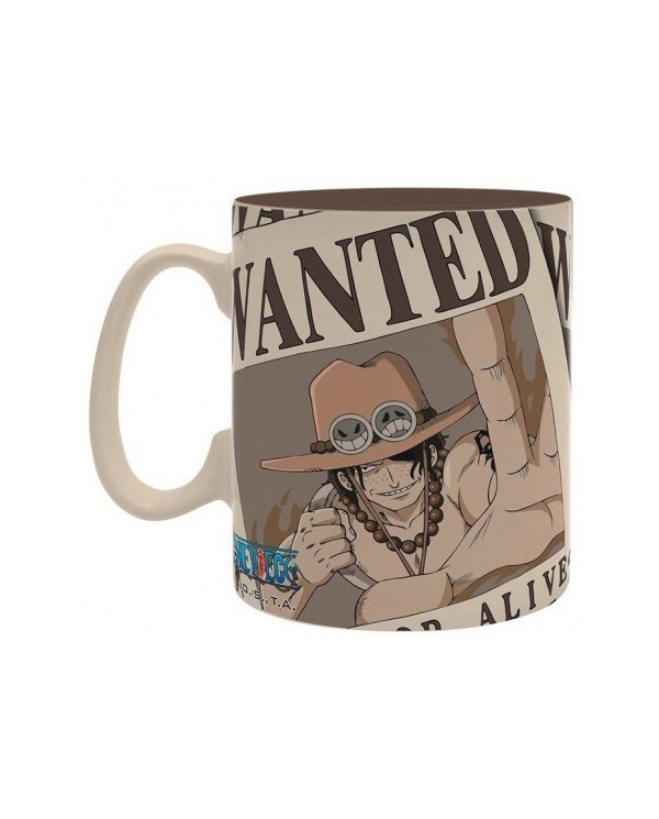 Taza Grande Ace One Piece Wanted 3665361000143