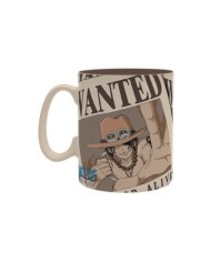 Taza Grande Ace One Piece Wanted 3665361000143 Taza Grande Ace One Piece Wanted 3665361000143