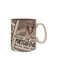 Taza Grande Ace One Piece Wanted 3665361000143 Taza Grande Ace One Piece Wanted 3665361000143