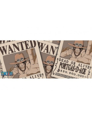 Taza Grande Ace One Piece Wanted 3665361000143 Taza Grande Ace One Piece Wanted 3665361000143