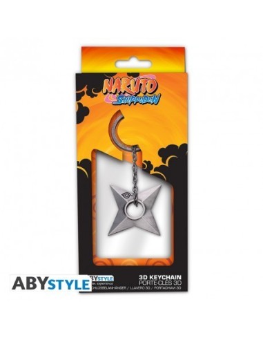 NARUTO SHIPPUDEN - Llavero 3D "Shuriken Konoha"  3665361058618 NARUTO SHIPPUDEN - Llavero 3D "Shuriken Konoha"  3665361058618
