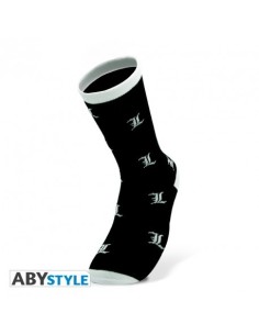 DEATH NOTE - Calcetines - Blanco y Negro - L 3665361041481 DEATH NOTE - Calcetines - Blanco y Negro - L 3665361041481