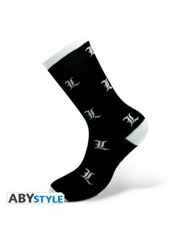 DEATH NOTE - Calcetines - Blanco y Negro - L 3665361041481 DEATH NOTE - Calcetines - Blanco y Negro - L 3665361041481