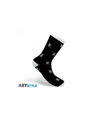 DEATH NOTE - Calcetines - Blanco y Negro - L 3665361041481 DEATH NOTE - Calcetines - Blanco y Negro - L 3665361041481