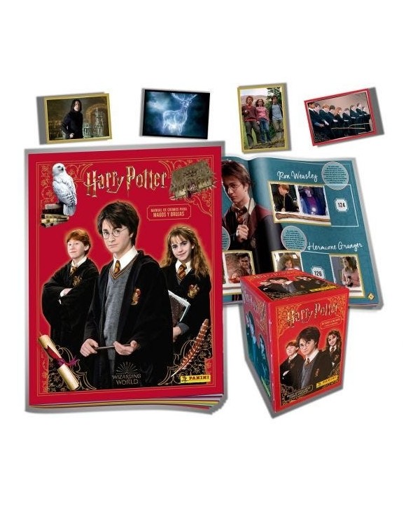 Harry potter Pack Album + 4 sobres de cromos Coleccion Witches & Wizards