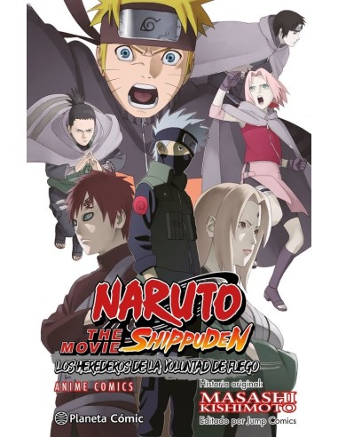NARUTO SHIPPUDEN ANIME COMIC LOS HEREDEROS DE LA VOLUNTAD DE NARUTO SHIPPUDEN ANIME COMIC LOS HEREDEROS DE LA VOLUNTAD DE