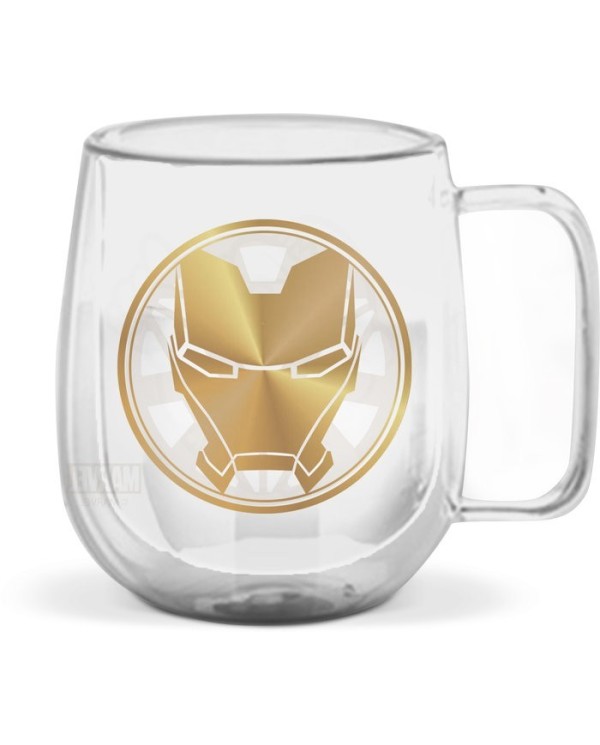 TAZA DE CRISTAL DE DOBLE PARED 290 ML MARVEL YOUNG ADULT MARVEL14,9...