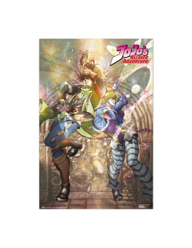 POSTER JOJOS BIZARRE ADVENTURE JOSEPH JOESTAR & CAESAR ZEPPELI POSTER JOJOS BIZARRE ADVENTURE JOSEPH JOESTAR & CAESAR ZEPPELI