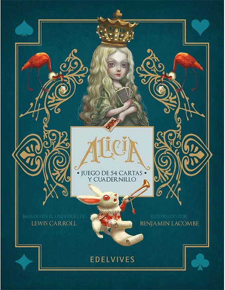 ALICIA JUEGO DE CARTAS Juego de 54 cartas y libro