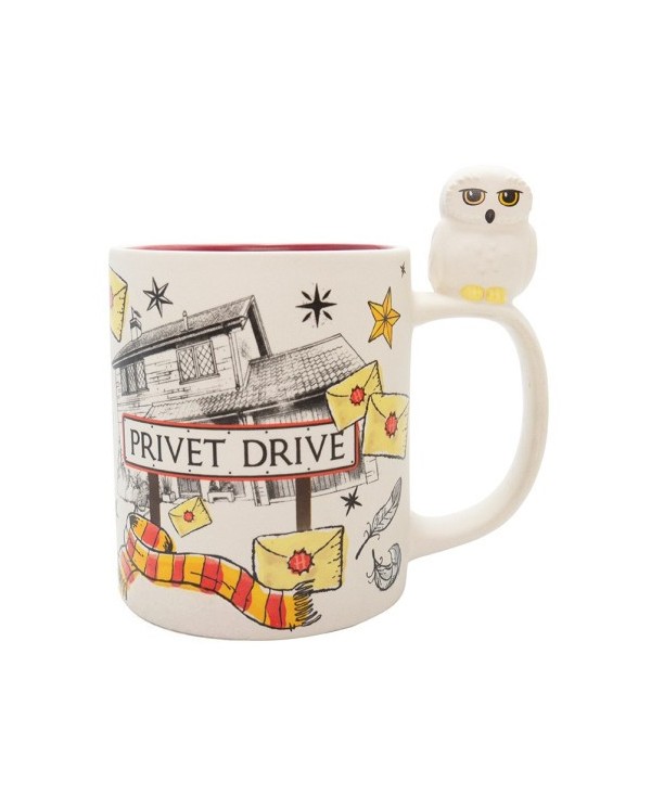 Taza 3D Hedwig y Privet Drive Harry Potter 3665361058540