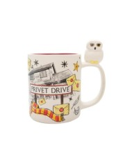 Taza 3D Hedwig y Privet Drive Harry Potter 3665361058540