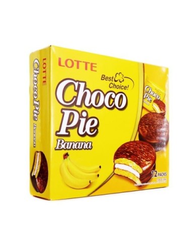 Choco Pie original rellenos de crema de banana