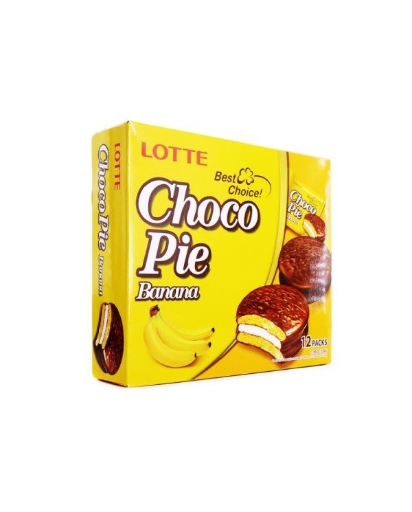 Choco Pie original rellenos de crema de banana