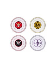 Set de 4 platos One Piece Piratas Set de 4 platos One Piece Piratas