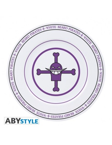 Set de 4 platos One Piece Piratas
