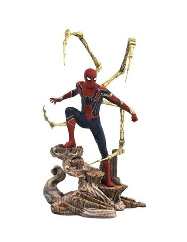 IRON SPIDER-MAN DIORAMA PVC 23 CM MARVEL MOVIE GALLERY AVENGERS INFINITY WAR RE-RUN 699788828618 IRON SPIDER-MAN DIORAMA PVC 23 CM MARVEL MOVIE GALLERY AVENGERS INFINITY WAR RE-RUN 699788828618