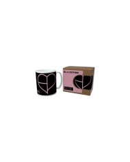 Black Pink Taza Heart Icon Black Pink Taza Heart Icon