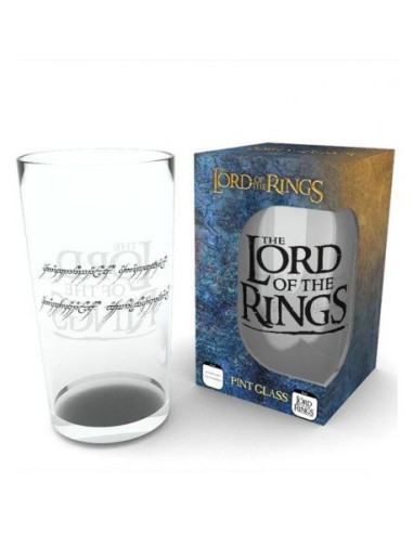 VASO DE CRISTAL EL SEÑOR DE LOS ANILLOS INSCRIPCION MERCHANDISING9,... VASO DE CRISTAL EL SEÑOR DE LOS ANILLOS INSCRIPCION MERCHANDISING9,...