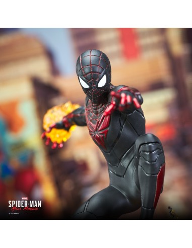 SPIDERMAN MILES MORALES FIGURA PVC 18 CM SPIDER-MAN:MILES MORALES PS5 MARVEL GALLERY SPIDERMAN MILES MORALES FIGURA PVC 18 CM SPIDER-MAN:MILES MORALES PS5 MARVEL GALLERY