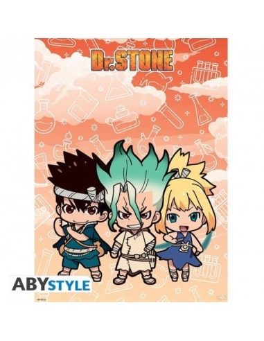 DR STONE - Poster "Senku, Kohaku, & Chrome" (52x38) POSTERS5,00 €5,...