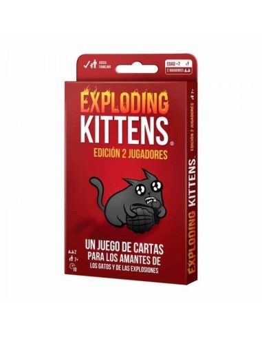 EXPLODING KITTENS EDICIÓN 2 JUGADORES JUEGOS9,95 €9,95 €  JUEGOS