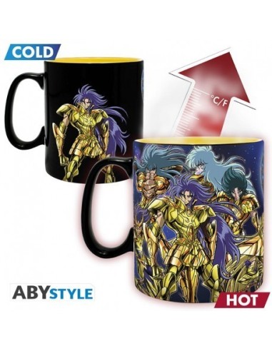 Saint Seiya- Caballeros del Zodiaco- Taza Termica caballeros de Oro 3665361065647 Saint Seiya- Caballeros del Zodiaco- Taza Termica caballeros de Oro 3665361065647