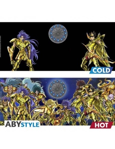 Saint Seiya- Caballeros del Zodiaco- Taza Termica caballeros de Oro 3665361065647 Saint Seiya- Caballeros del Zodiaco- Taza Termica caballeros de Oro 3665361065647
