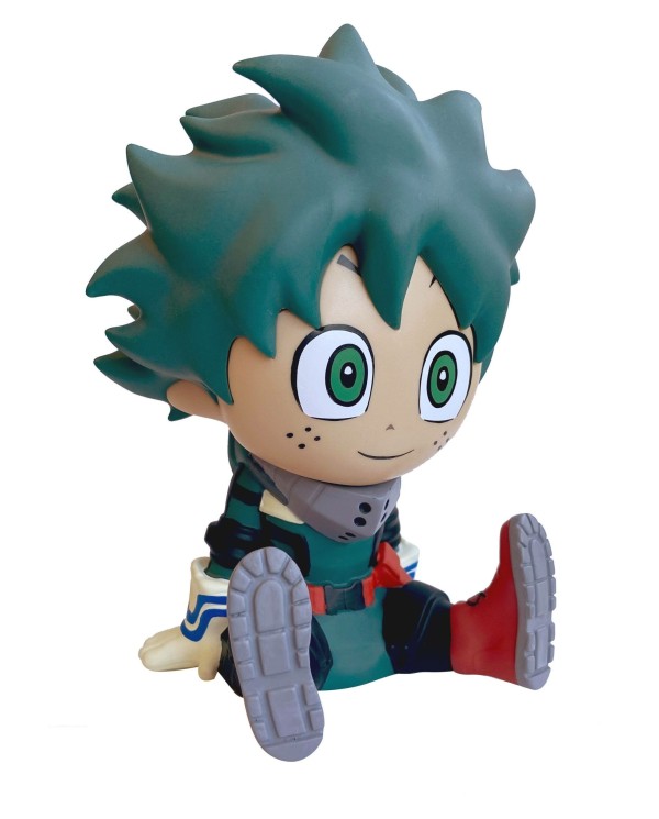 IZUKU MIDORIYA HUCHA 18CM MY HERO ACADEMY TIRELIRE PLASTOY ANIME / ...