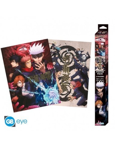 JUJUTSU KAISEN - Set 2 Chibi Posters - Group and schools ANIME / MA... JUJUTSU KAISEN - Set 2 Chibi Posters - Group and schools ANIME / MA...