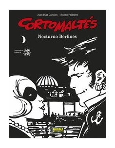 CORTO MALTES NOCTURNO BERLINES BLANCO Y NEGRO
