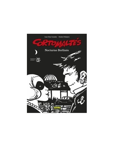 CORTO MALTES NOCTURNO BERLINES BLANCO Y NEGRO