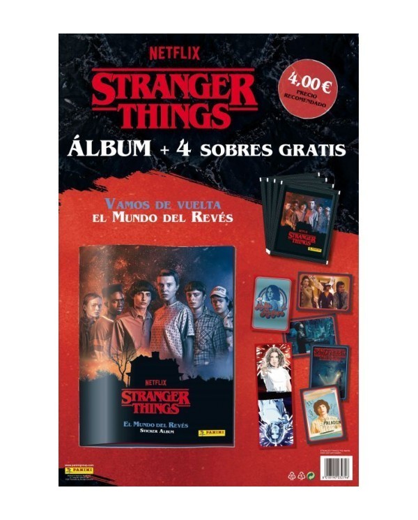 PACK LANZAMIENTO STRANGER THINGS DE PANINI Inicio4,00 €4,00 €  Inicio