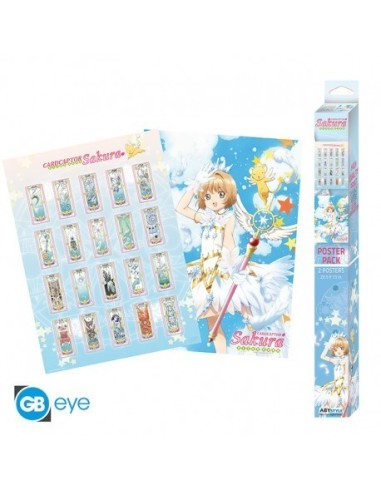 CARDCAPTOR SAKURA - Set 2 Chibi Posters Artworks (52x38) POSTERS9,9... CARDCAPTOR SAKURA - Set 2 Chibi Posters Artworks (52x38) POSTERS9,9...