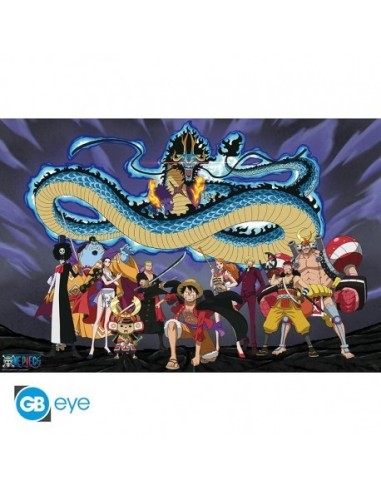 ONE PIECE - Poster "The crew versus Kaido" (91.5x61)  3665361080534 ONE PIECE - Poster "The crew versus Kaido" (91.5x61)  3665361080534