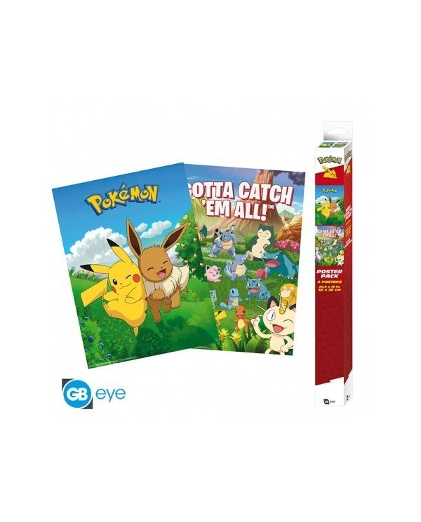 POKEMON - Set 2 Chibi Posters - Environments (52x38) POSTERS9,95 €9...