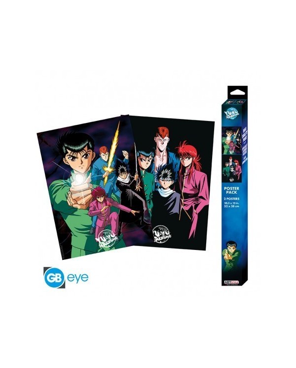 YU YU HAKUSHO - Set 2 Chibi Posters - Yusuke and his group (52x38) ...