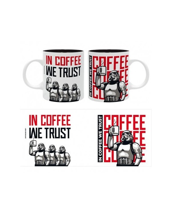 STAR WARS ORIGINAL STORMTROOPERS - Mug 320ml - "IN COFFEE WE TRUST"...