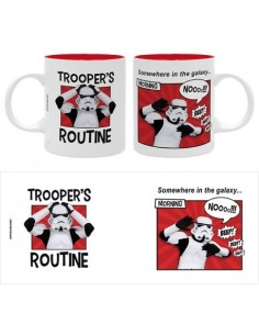STAR WARS Original Stormtroopers - Taza 320ml - "TROOPER'S ROUTINE ...