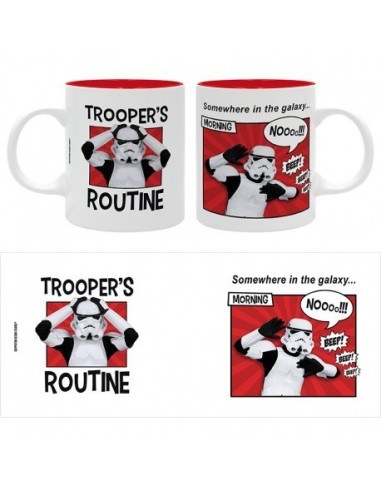 STAR WARS Original Stormtroopers - Taza 320ml - "TROOPER'S ROUTINE ... STAR WARS Original Stormtroopers - Taza 320ml - "TROOPER'S ROUTINE ...