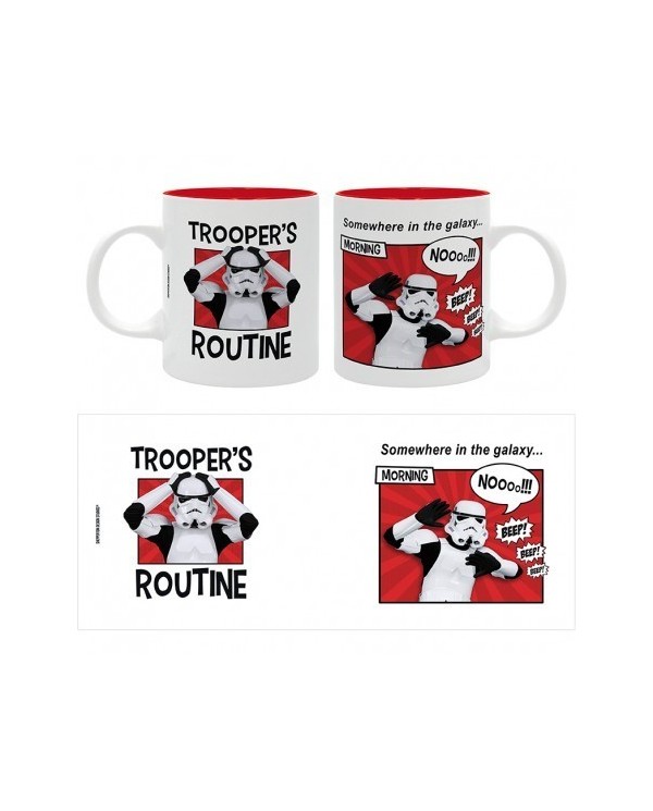 STAR WARS Original Stormtroopers - Taza 320ml - "TROOPER'S ROUTINE ...