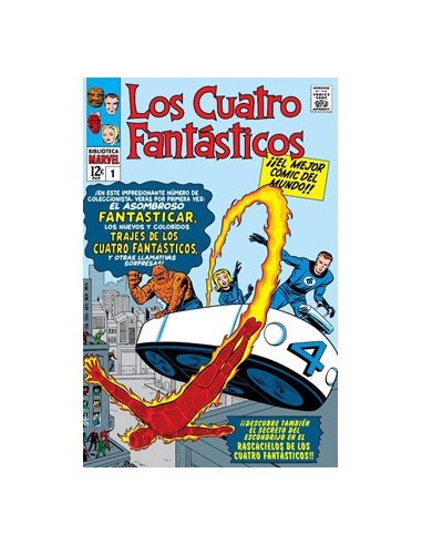 BIBLIOTECA MARVEL LOS 4 FANTÁSTICOS 1. 1961-62: FANTASTIC FOUR 1-6 USA BIBLIOTECA MARVEL LOS 4 FANTÁSTICOS 1. 1961-62: FANTASTIC FOUR 1-6 USA