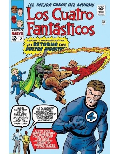 9788411501606 BIBLIOTECA MARVEL. LOS 4 FANTÁSTICOS 2. 1962-63. FANTASTIC FOUR 6-11 USA 9788411501606 BIBLIOTECA MARVEL. LOS 4 FANTÁSTICOS 2. 1962-63. FANTASTIC FOUR 6-11 USA