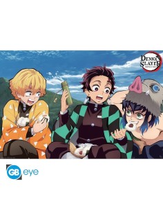 DEMON SLAYER - Poster "Tanjiro, Zenitsu, Inosuke" (91.5x61)  3665361086178